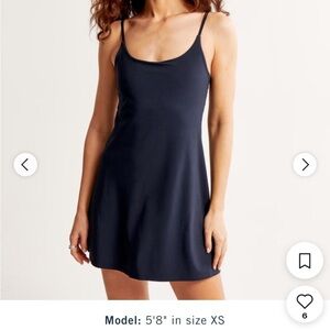 Abercrombie navy traveler dress Size Large